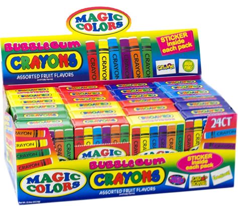 The Sweet Scent of Creativity: Magic Colors Bubble Gum Crayons